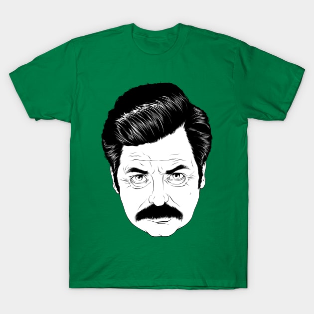 Ron F***ing Swanson T-Shirt by cameronklewis